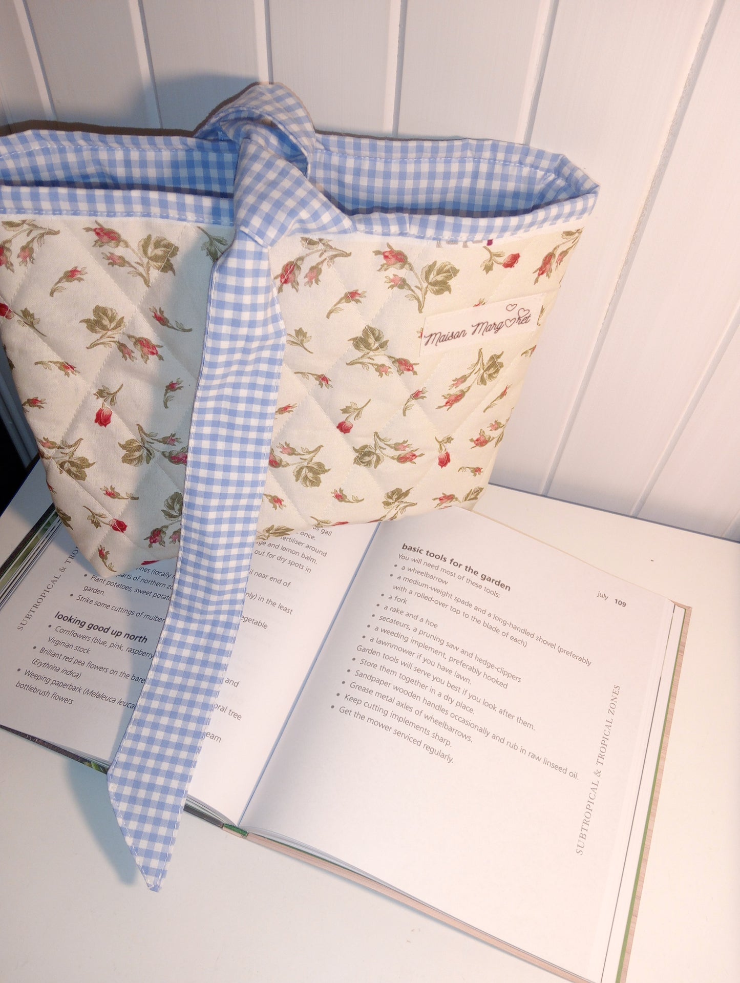 Handmade Quilted Fabric Book Sleeve | Padded Book Cover - Assorted quality Designs